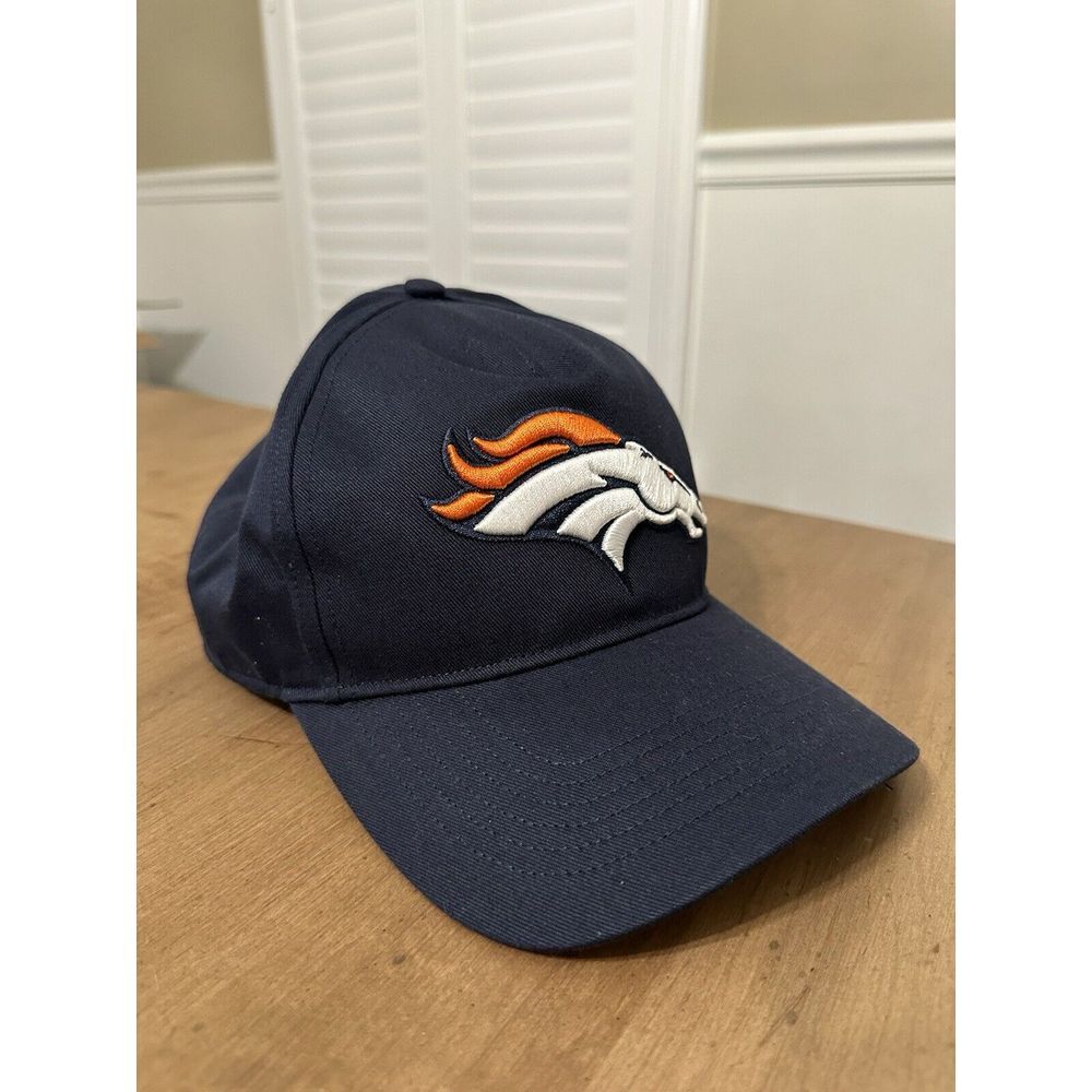 Denver Broncos NFL Navy Blue 47 Brand MVP Strapback Hat‎ New